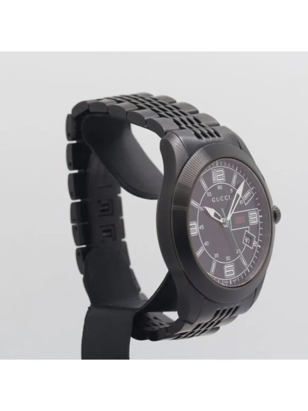 Gucci Timeless 126.2 Quartz Date Black Dial Watch